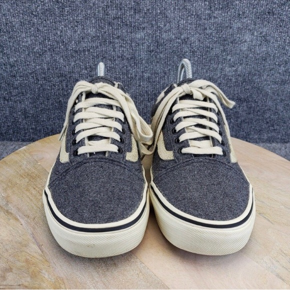 VANS Old Skool Sherpa Womens Size 9 Gray Low Top Sneakers Shoes 721454 - Picture 3 of 12